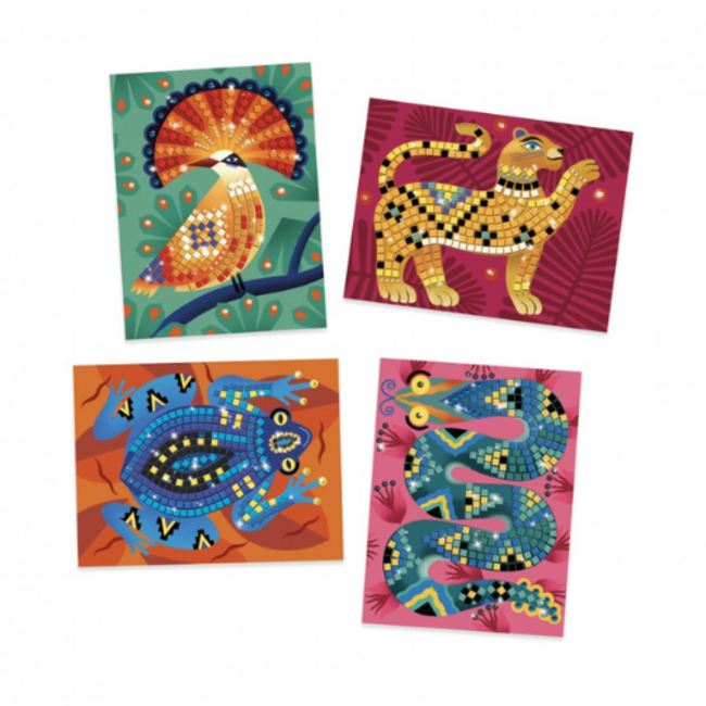 Djeco Knutselpakketten - Mozaïek Jungledieren