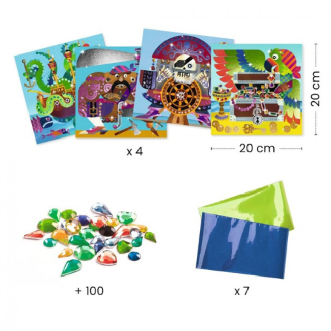 Djeco Knutselpakketten - Piraten Plakactiviteit