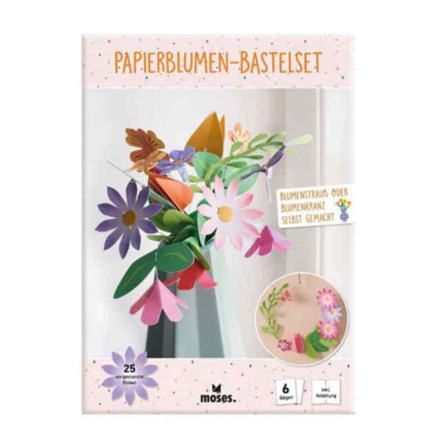 Knutselen: Knutselset papieren bloemen