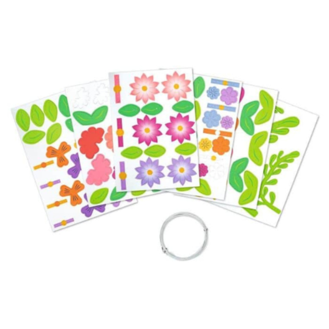 Knutselen: Knutselset papieren bloemen