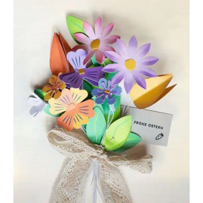 Knutselen: Knutselset papieren bloemen