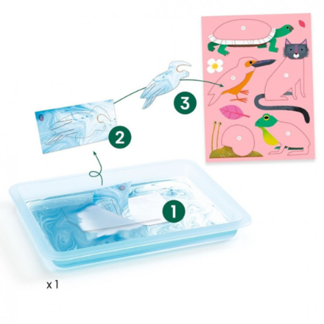 Djeco Knutselpakket - Kleurrijke Dieren