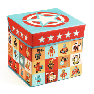 Djeco Little Big Room - Cabins Seat Toy Box - Sterren