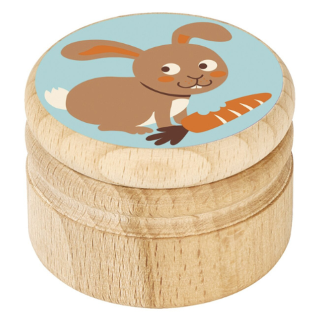 Krabbelkäfer tandendoosje hout