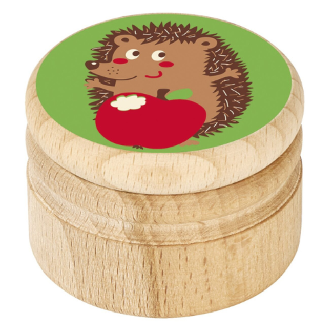 Krabbelkäfer tandendoosje hout