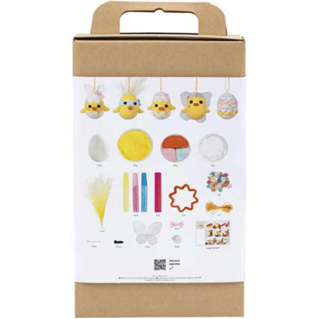 Creativ Company Schattige vrienden voor Pasen, , Schattige Paaskuikenfamilie, 1set