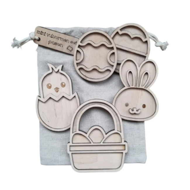 Sensory speelgoed, Kiddi mini vulvormen set Pasen