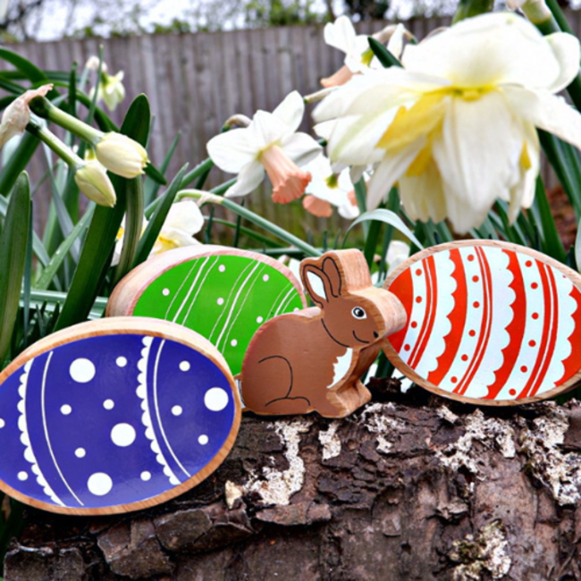 Junior Speelset Paaseieren (7 stuks)