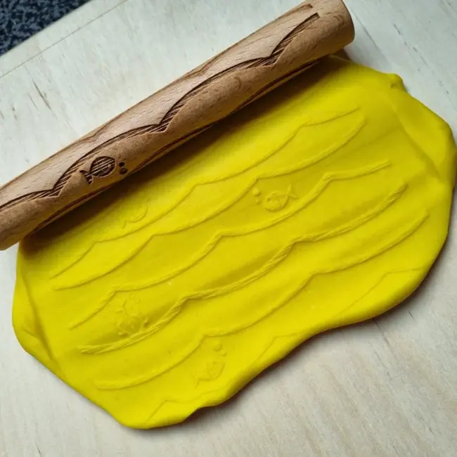 Sensorisch Speelgoed, Accessoires - Houten Roller Onder de zee