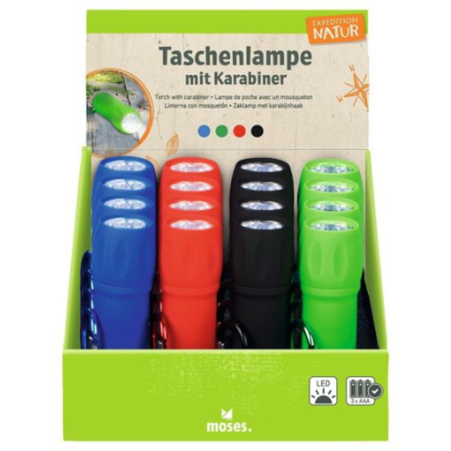 moses. Verlag Expeditie natuur zaklamp met karabijnhaak