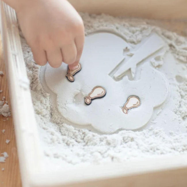 Studio de Rijk Studio de Rijk, Houten speeltray (vulvorm) - Boom met vulling