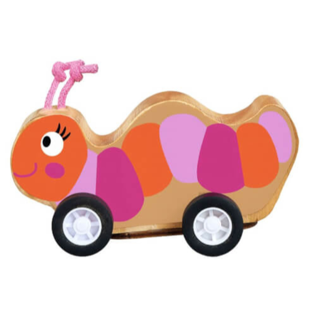 moses. Verlag Krabbelkäfer pull back dieren hout