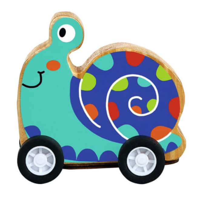 Krabbelkäfer pull back dieren hout