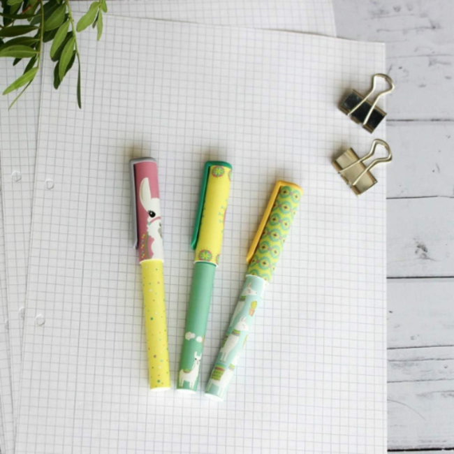 Balpen Lama set van 3 in cadeauverpakking