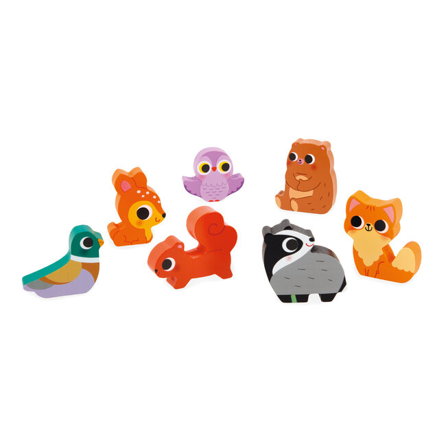 Janod Janod Chunky Puzzel - Het Bos