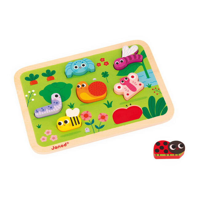 Janod Chunky Puzzel - De Tuin