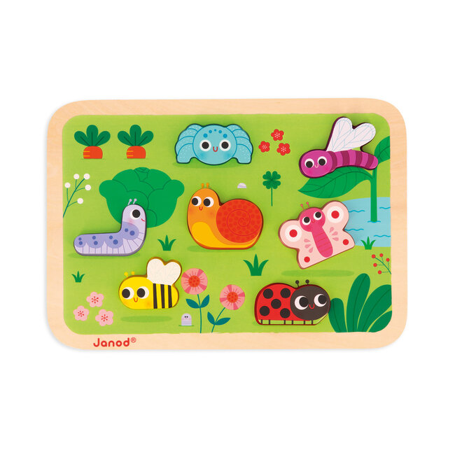 Janod Chunky Puzzel - De Tuin