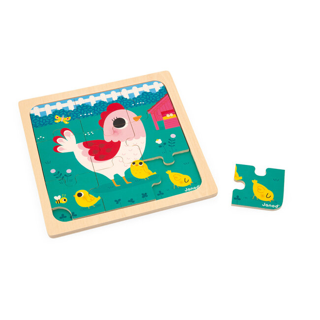 Janod Puzzel - Kip Henriette