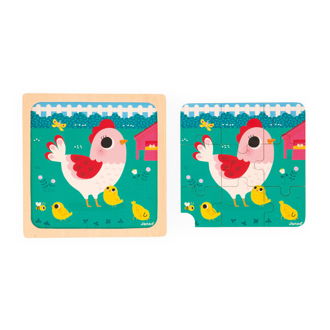 Janod Puzzel - Kip Henriette