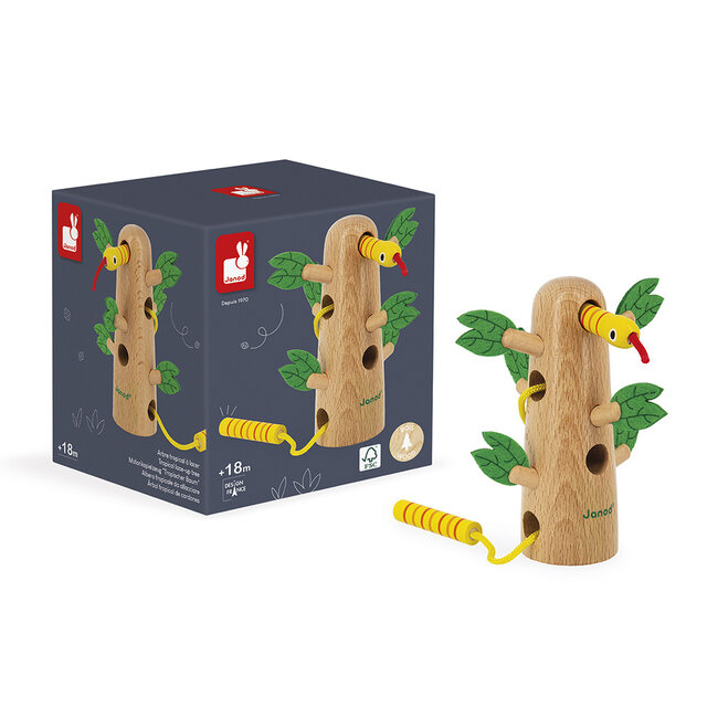 Janod Tropik - Rijgspel boom