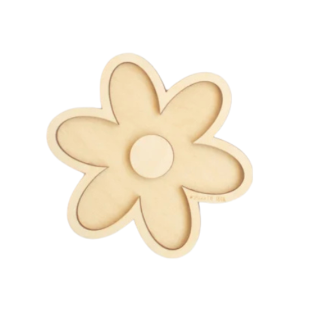 Studio de Rijk Studio de Rijk, Houten speeltray (vulvorm) - Bloem klein