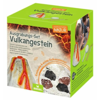 Speelgoed, Experimenteren en ontdekken - Uitgraafset lavasteen