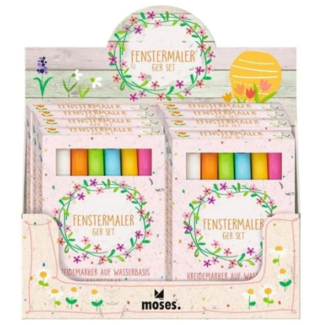 moses. Verlag Knutselen, Accessoires - Raamstiften, 6 st. voorjaar