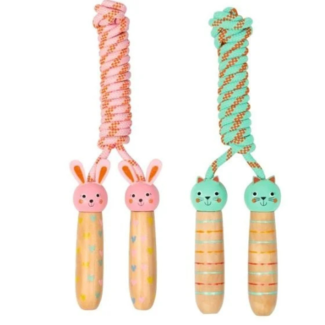 moses. Verlag Buitenspeelgoed, Houten springtouw 2 meter voorjaar 2 assorti