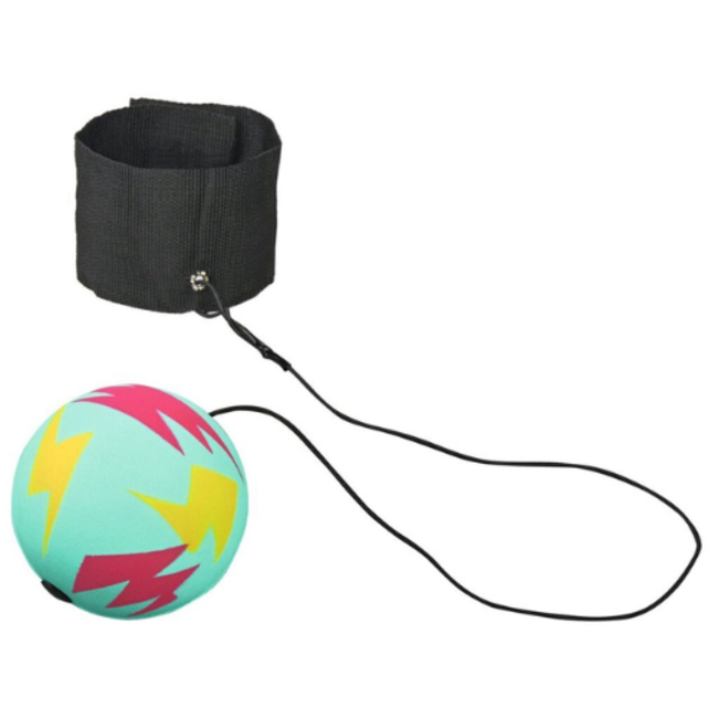 Ready go! bal aan elastiek met polsband 2 assorti
