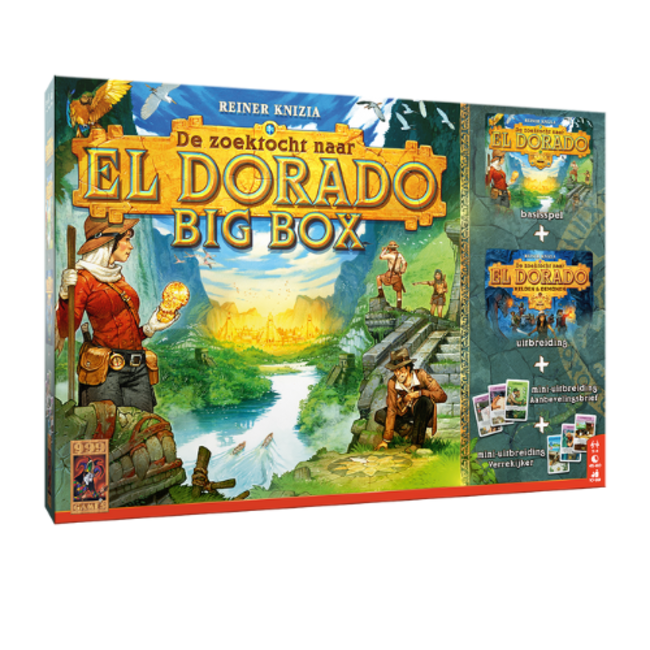 999 Games Bordspellen, De Zoektocht naar El Dorado: Big Box