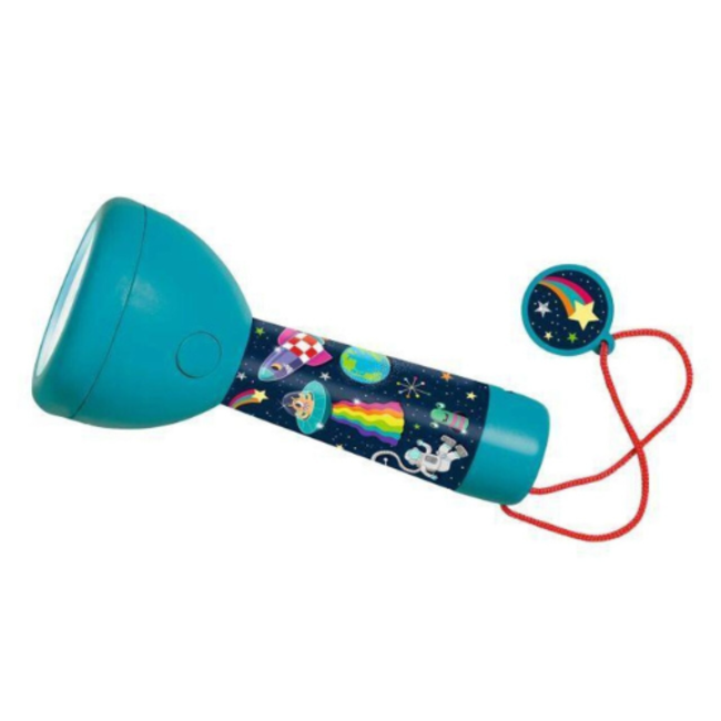 Zaklamp space 14 cm LED oplaadbaar