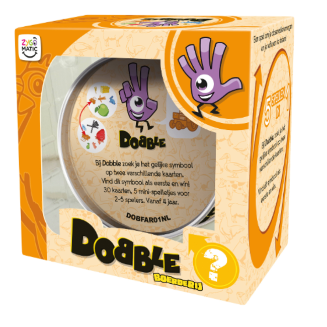 Spellen, Kinderspellen - Dobble Boerderij NL, 4+
