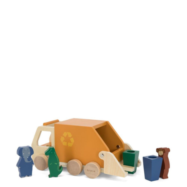 Trixie Houten vuilniswagen
