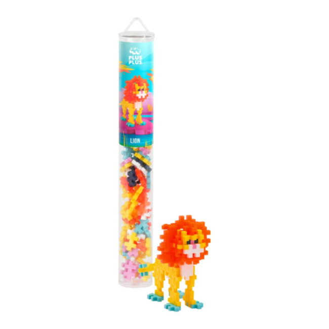Plus Plus Plus-Plus Lion: 100 pcs Tube