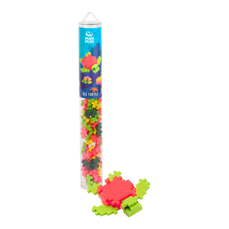 Plus Plus Plus-Plus Zeeschildpad: 100 stuks Tube