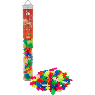 Plus Plus Tube neon Plus-Plus: 100 stuks