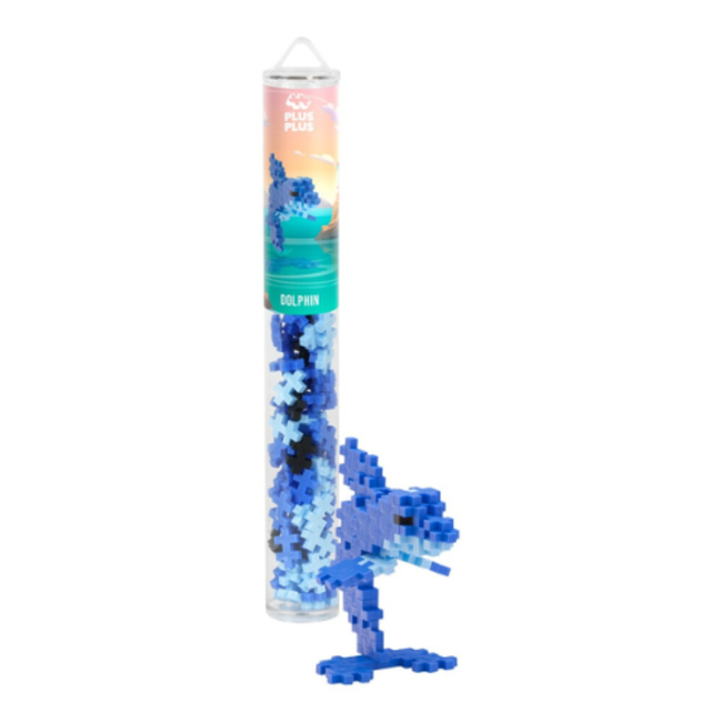 Plus Plus Plus-Plus Dolphin: 100 pcs Tube
