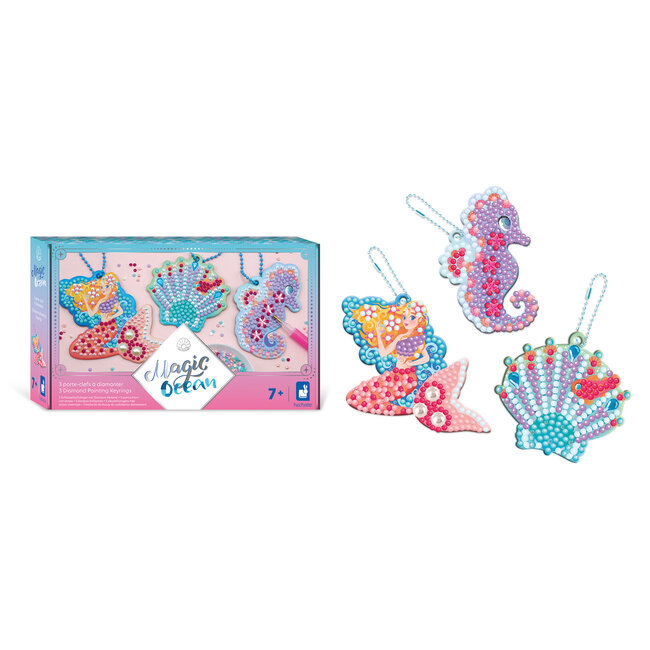 Janod Janod Atelier - Magic Ocean - Sleutelhangers met strass