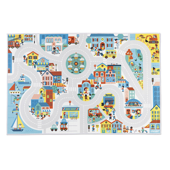 Janod Janod Crossroads - Speelmat de Stad