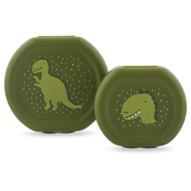 Trixie Snackbox met clip - 2 stuks - Mr. Dino