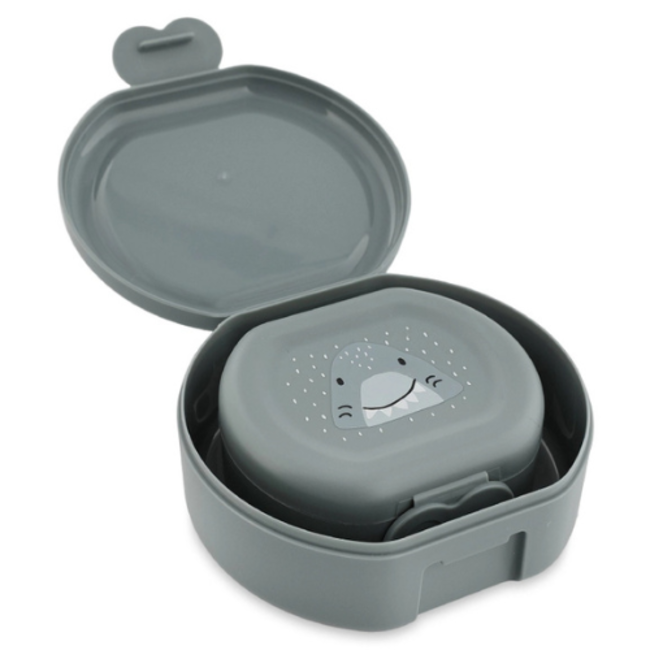 Trixie Snackbox met clip - 2 stuks - Mr. Shark