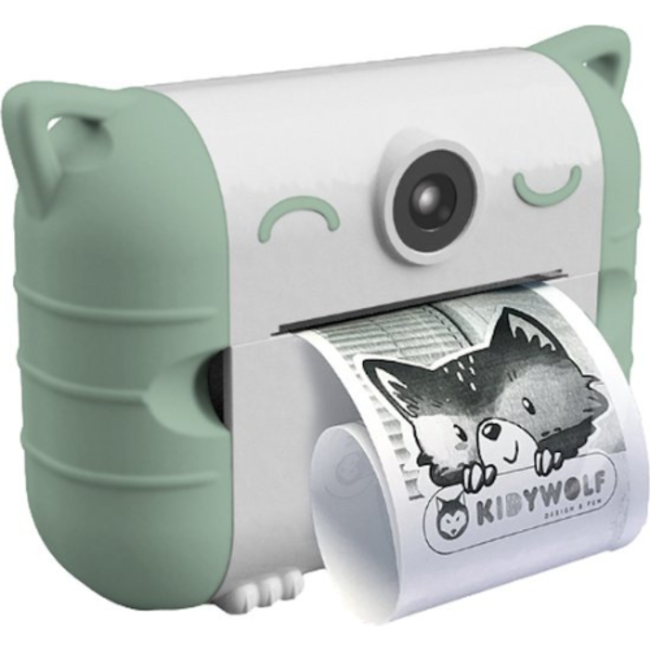 Kidywolf Kidywolf Kidyprint - kindercamera - Groen