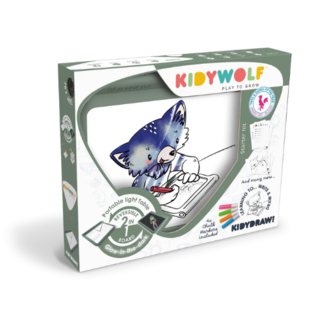 Kidywolf Kidywolf Kidydraw-pro A4 lichttafel 2in1 - Groen