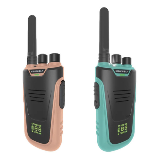 Kidywolf Kidytalk - Walkie talkies Roze-Groen