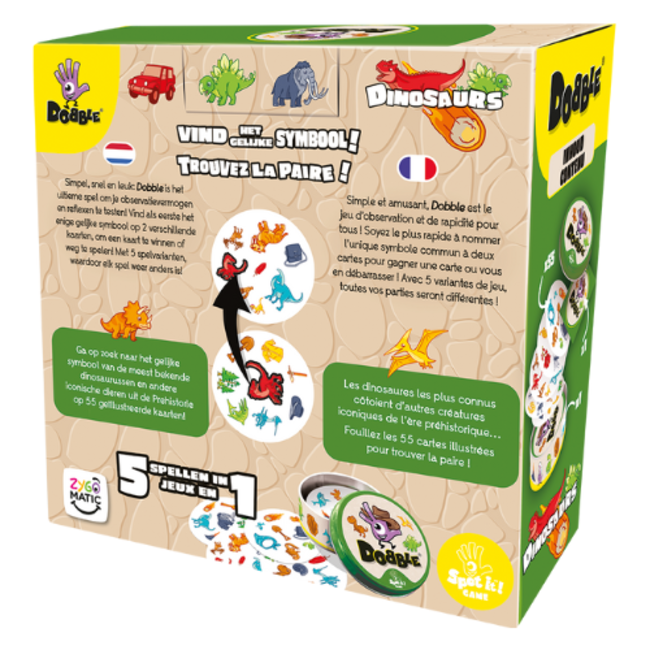 Kaartspellen, Dobble Dinosaur (Dinosaurus)