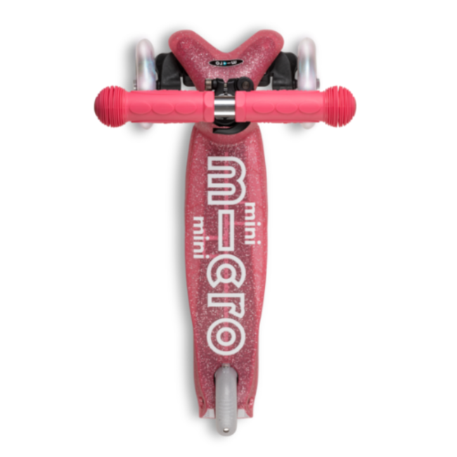 Microstep Micro Mini Step - Deluxe, Roze fairy glitter, LED, 2-6 jr.