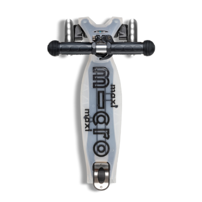 Microstep Micro Maxi Step - Maxi Micro scooter Deluxe Flux LED neochrome black