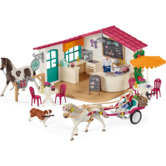 Schleich (UA) Schleich Horse Club - Koetstocht Naar Het Ruitercafé