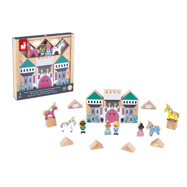 Janod Crossroads - Blokkenset het betoverde koninkrijk