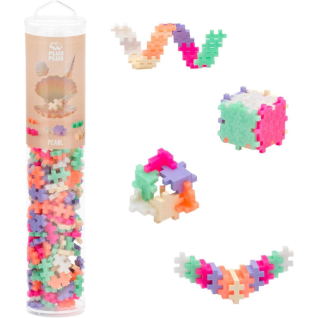 Plus Plus Tube pearl Plus-Plus: 100 stuks